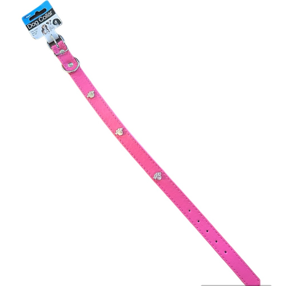 Pink dog collar